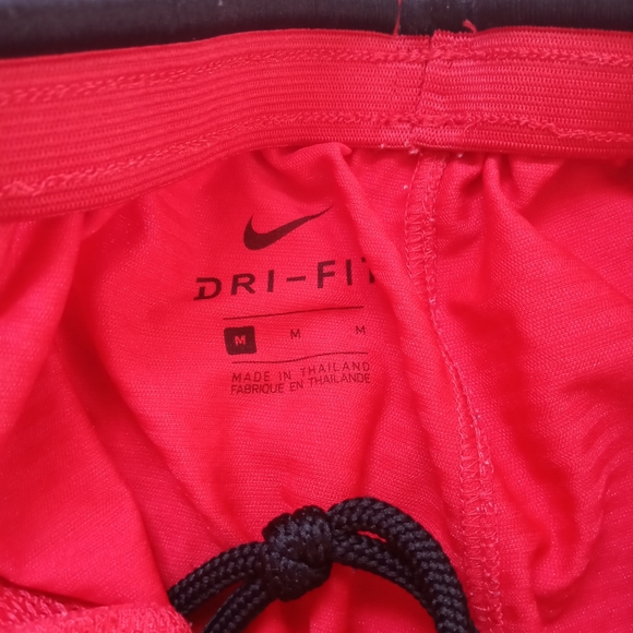 Nike Dri Fit Red and Black Basketball Shorts - Med - Picture 2 of 3
